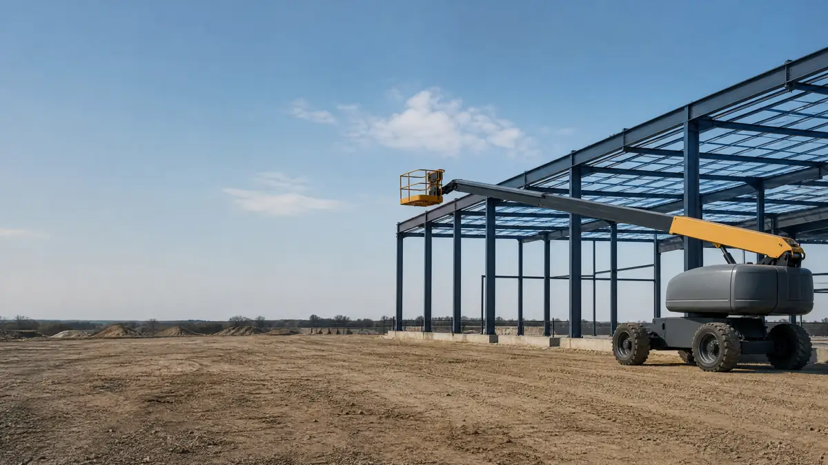 Boom Lifts jobsite access in Harrisburg